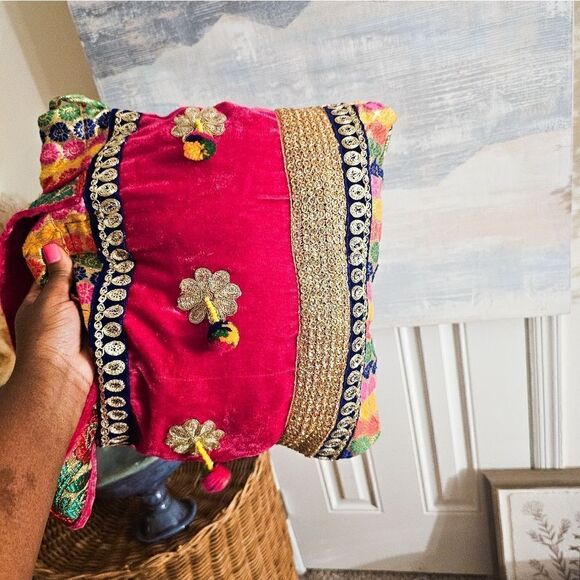 Banjara Ethnic Indian Embroidered Handmade Tribal Boho Tote Bag. - Picture 6 of 15